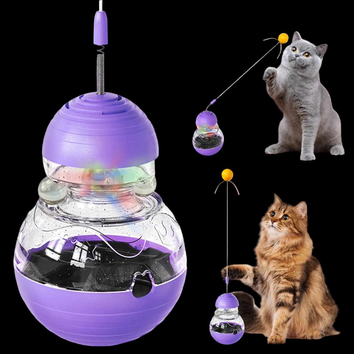 Cat Treat Dispenser & Tumbler Toy