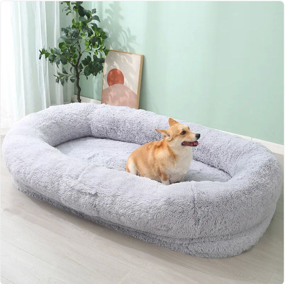 Large removable pet bed