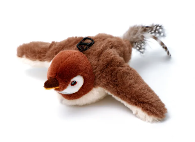 The WigglePlay: Interactive Moving Fish & Bird Plush Toy