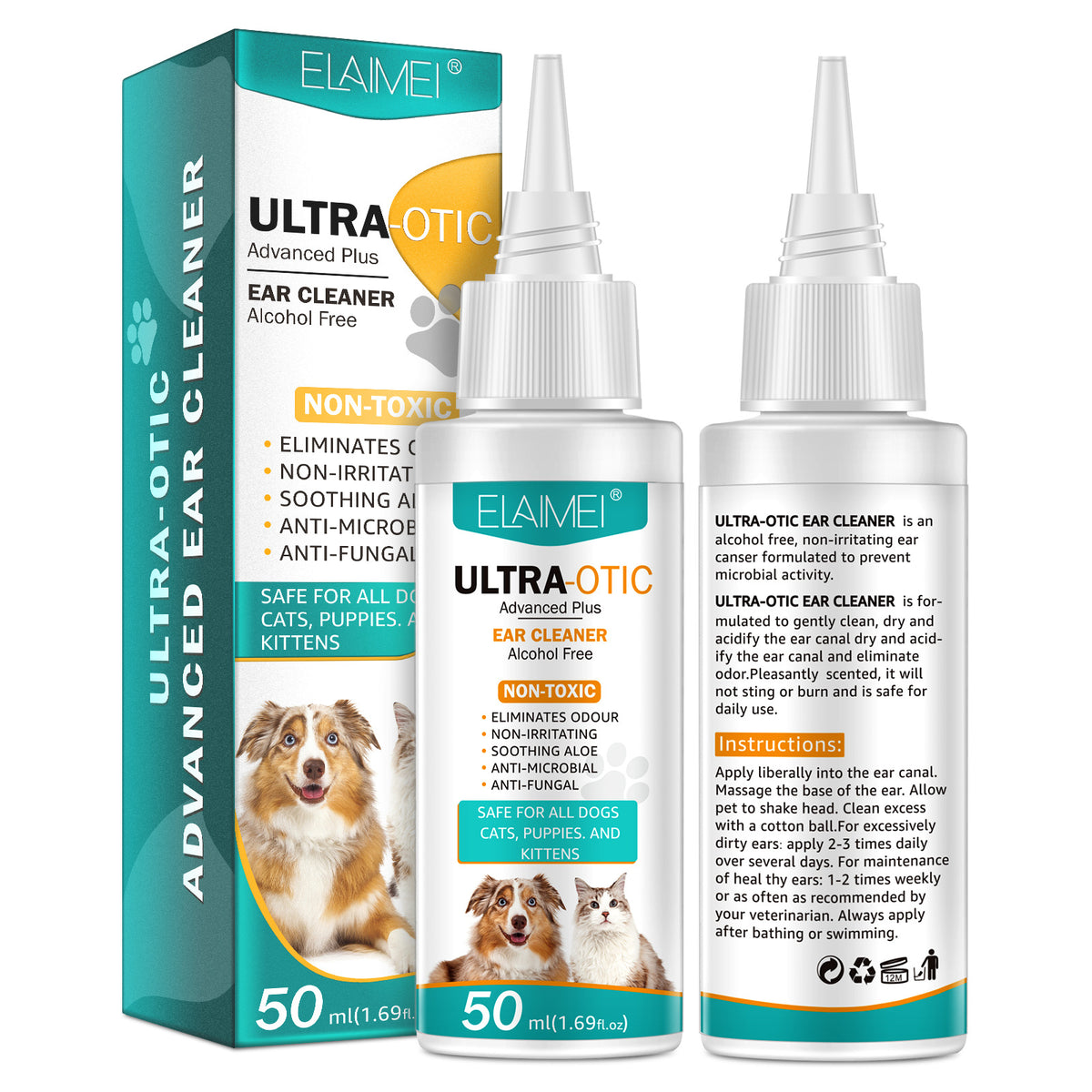 Pet Ear Cleaner, 50 mL