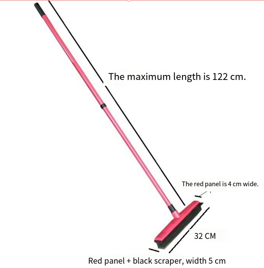 Pet Hair Removal Broom & Squeegee