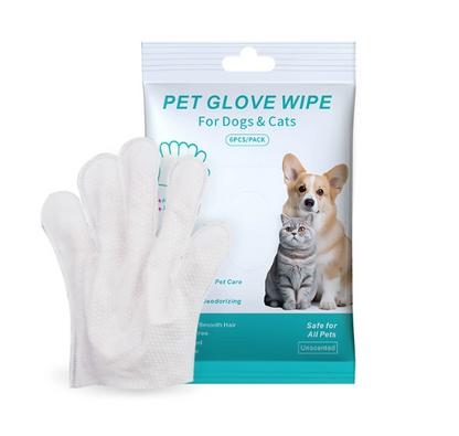 Pet Cleaning Gloves, Wipes & Paw Foam