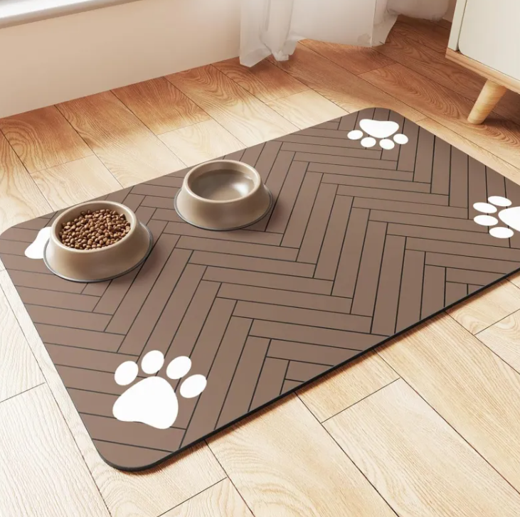 The DryPaws Diatom Stone Pet Feeding Mat