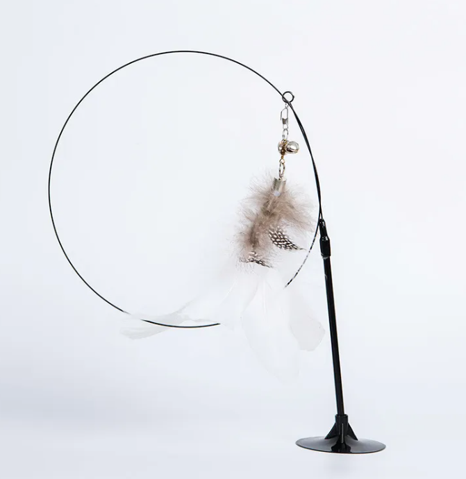 Cat Strong Suction Cup Window & Wall Toy Rod