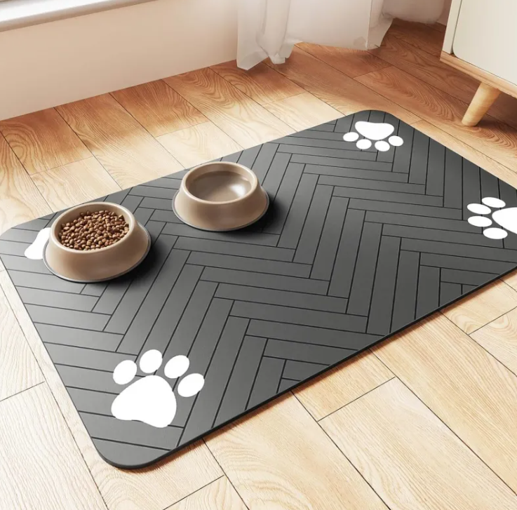 The DryPaws Diatom Stone Pet Feeding Mat