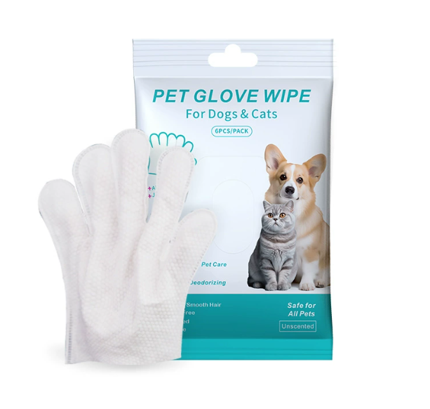 Pet Cleaning Gloves, Wipes & Paw Foam
