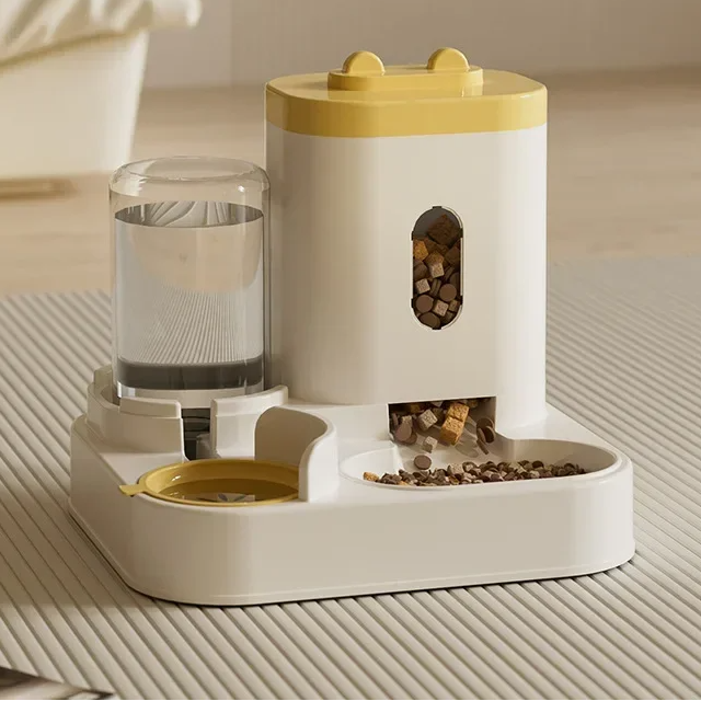 2-in-1 Automatic Pet Feeder & Water Station