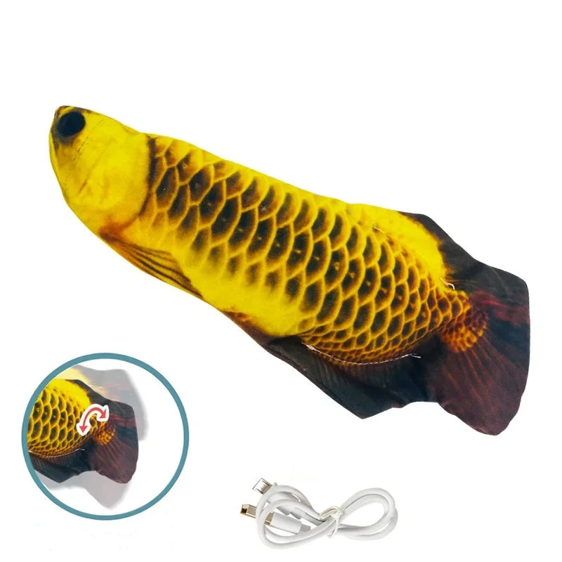 Realistic USB-Rechargeable Floppy Fish