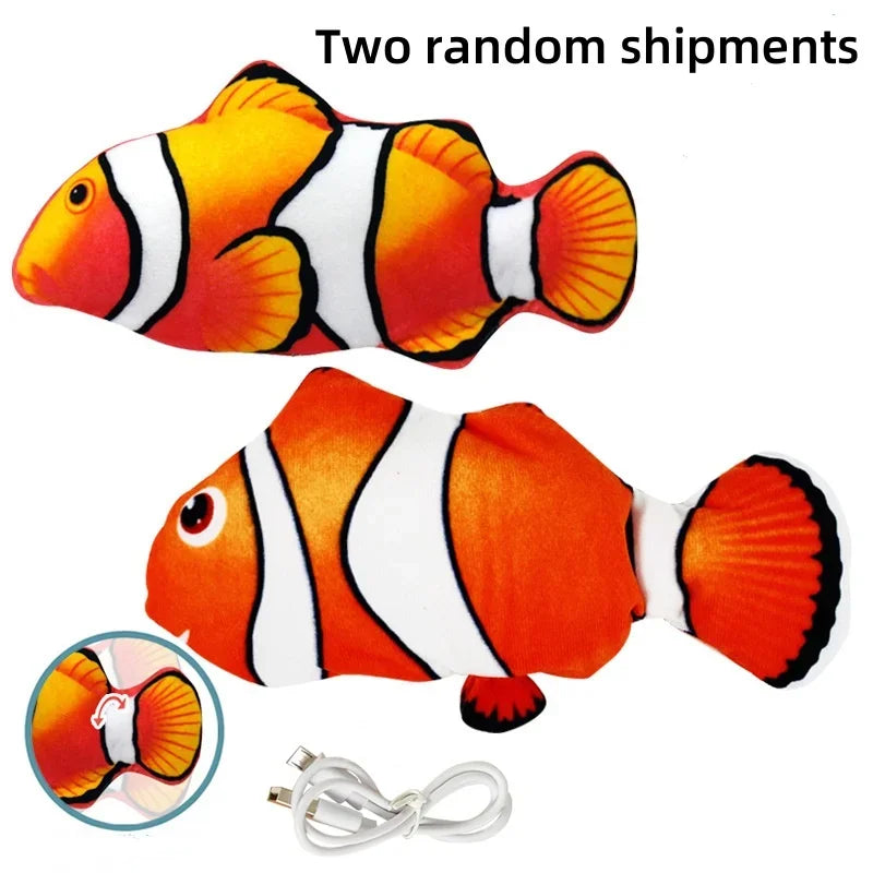 Realistic USB-Rechargeable Floppy Fish