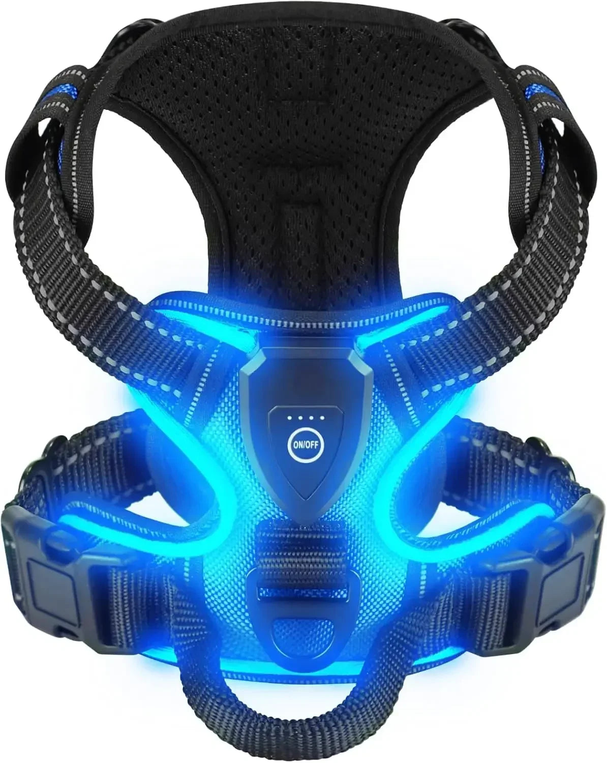Rechargeable LED No-Pull Dog Harness 🐶✨