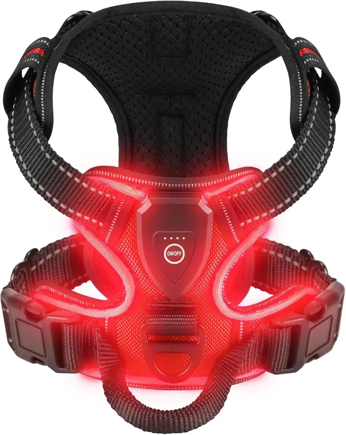 Rechargeable LED No-Pull Dog Harness 🐶✨