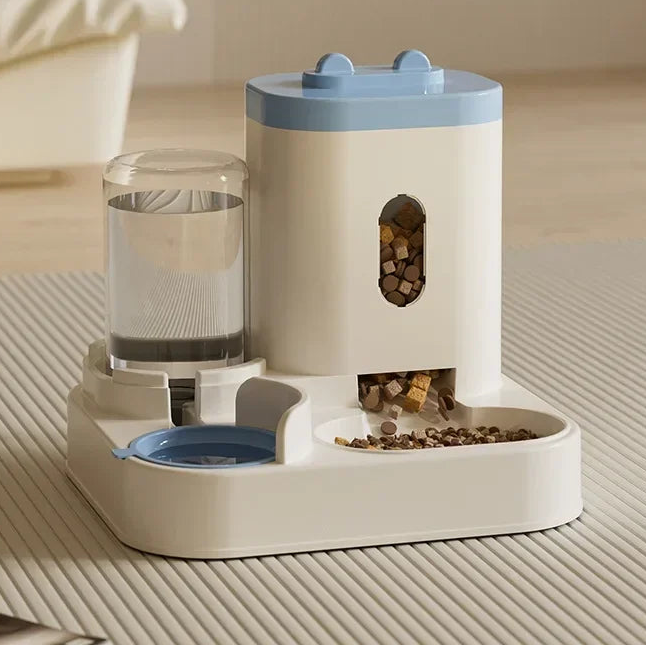 2-in-1 Automatic Pet Feeder & Water Station