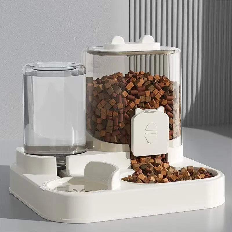 2-in-1 Automatic Pet Feeder & Water Station