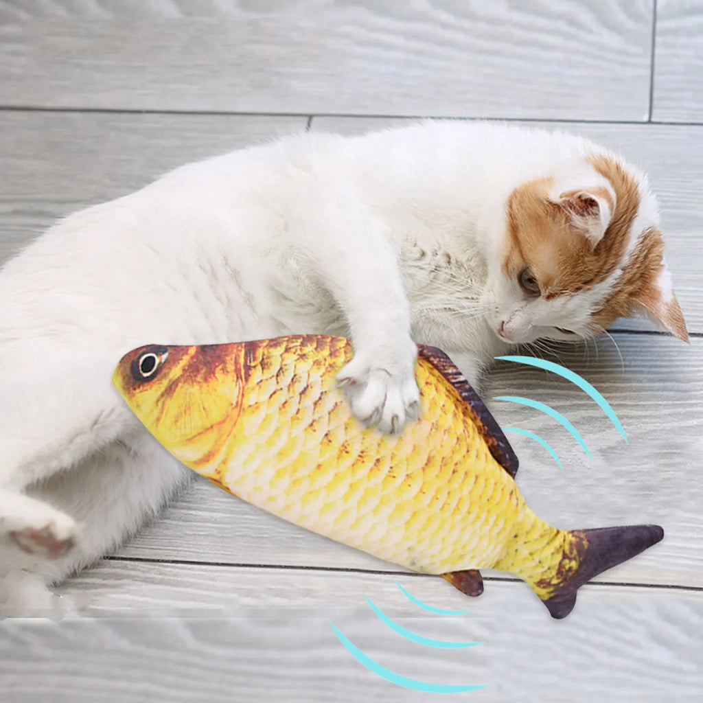 Realistic USB-Rechargeable Floppy Fish