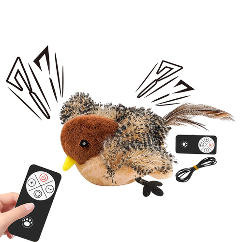 Interactive Chirping Bird Cat Toy