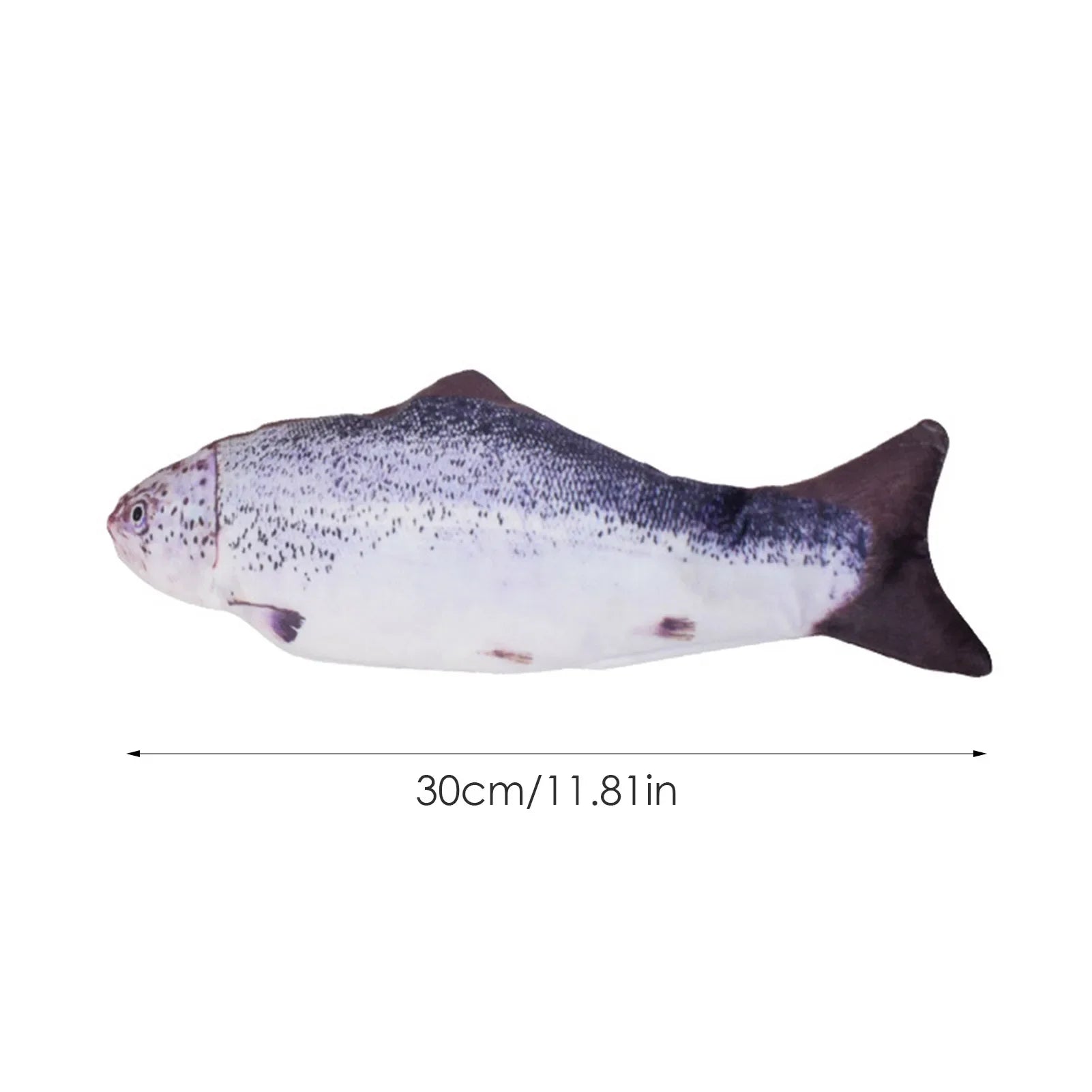 Realistic USB-Rechargeable Floppy Fish