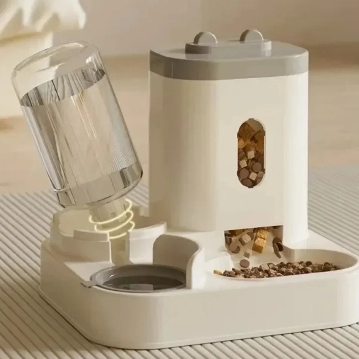 2-in-1 Automatic Pet Feeder & Water Station