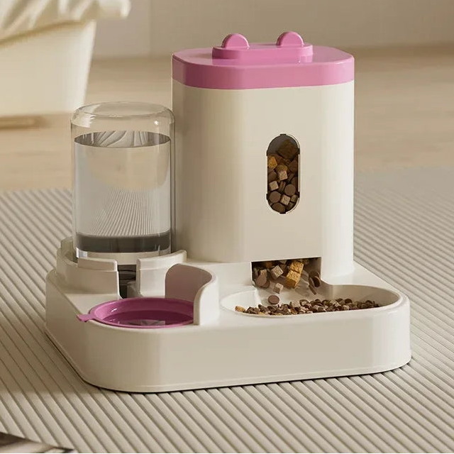 2-in-1 Automatic Pet Feeder & Water Station