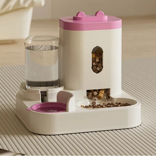 2-in-1 Automatic Pet Feeder & Water Station