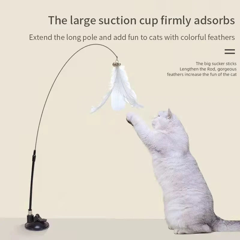 Interactive Suction Cup Teaser Wand