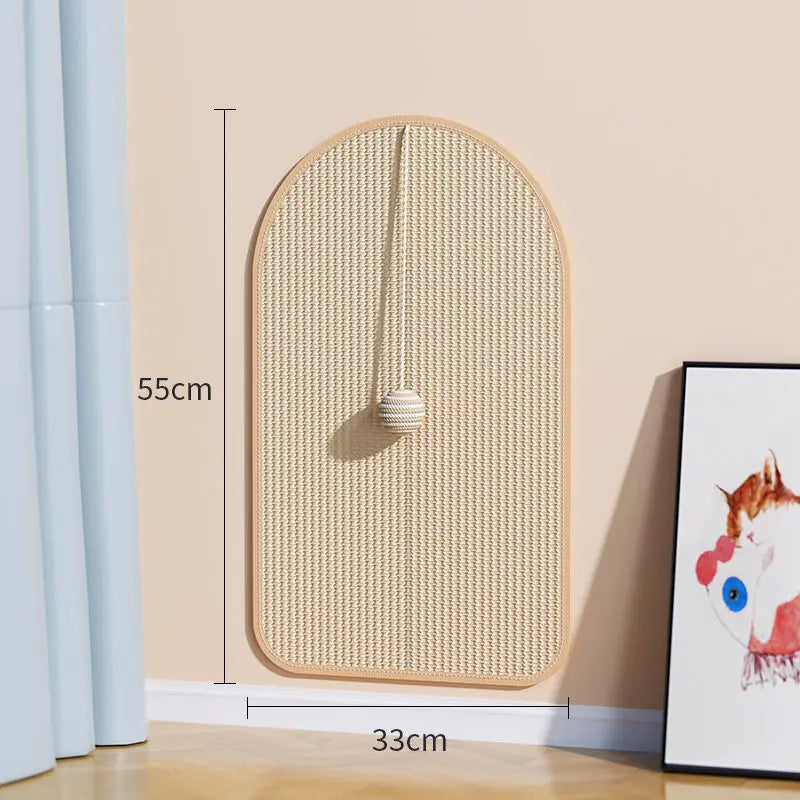 Sisal Cat Scratching Pad with Interactive Toy