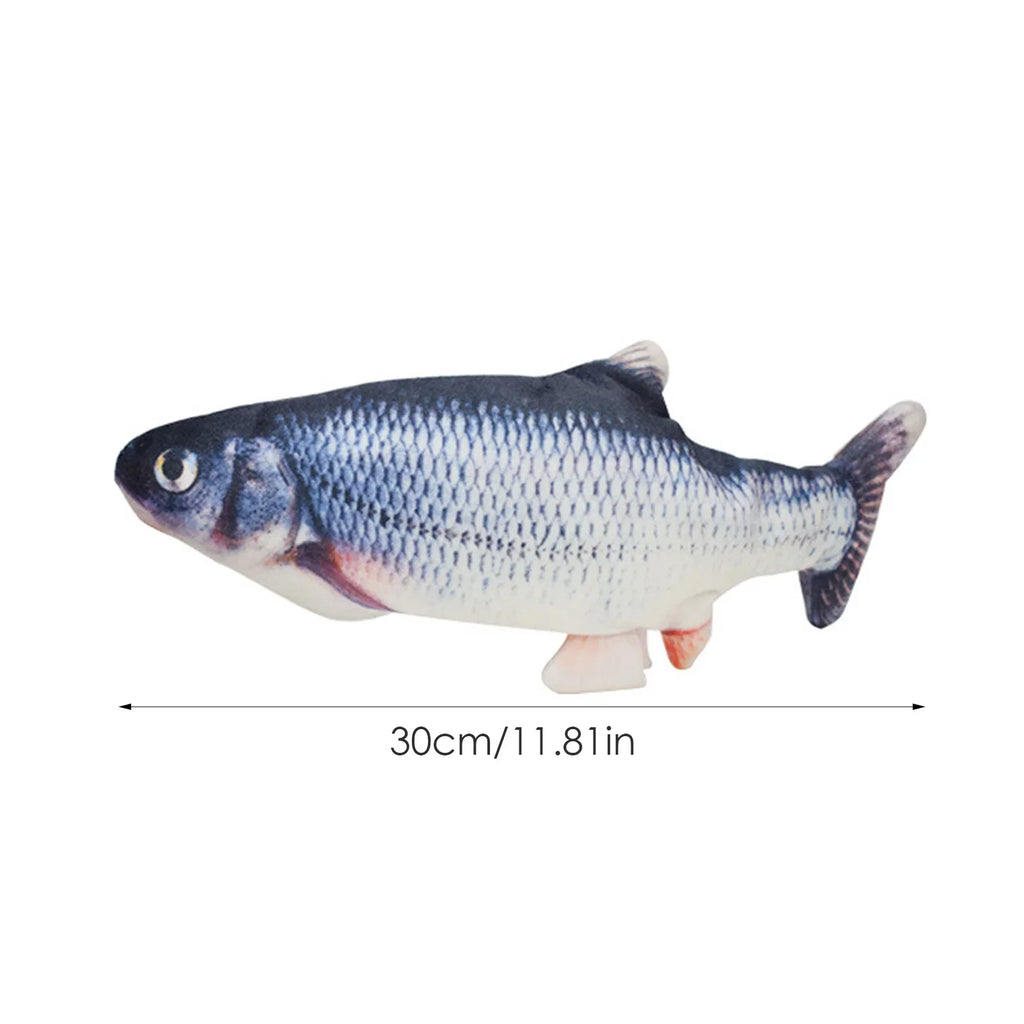 Realistic USB-Rechargeable Floppy Fish