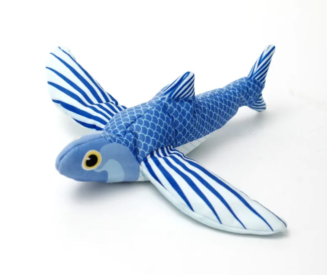 The WigglePlay: Interactive Moving Fish & Bird Plush Toy