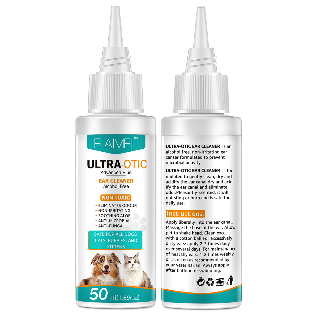 Pet Ear Cleaner, 50 mL