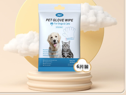 Pet Cleaning Gloves, Wipes & Paw Foam