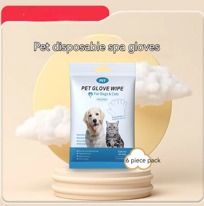 Pet Cleaning Gloves, Wipes & Paw Foam