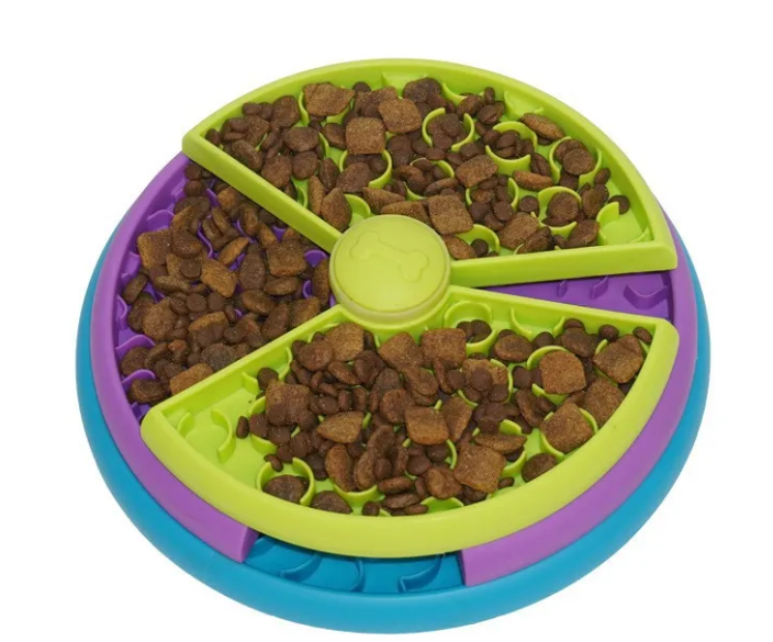 Dog Slow Feeder Puzzle Bowl - Promotes Healthy Digestion and Prevents Bloat