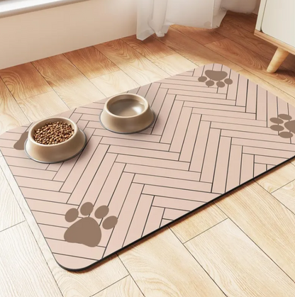 The DryPaws Diatom Stone Pet Feeding Mat