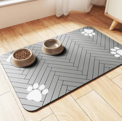 The DryPaws Diatom Stone Pet Feeding Mat