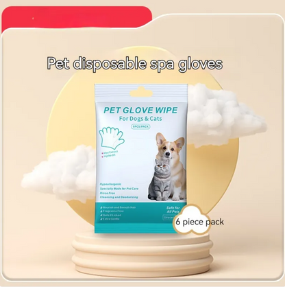 Pet Cleaning Gloves, Wipes & Paw Foam
